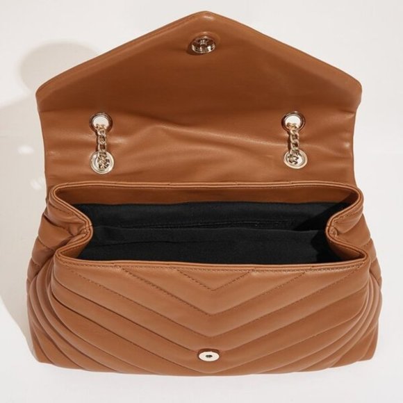 BLACK / TAN / CARMEL ELEGANT CHIC BAG - Picture 8 of 15